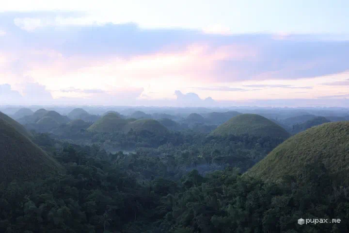 Le colline coniche delle Chocolate Hills a Bohol