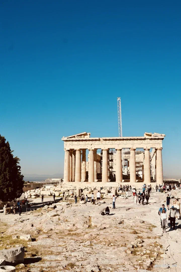 Il Partenone sull'Acropoli di Atene